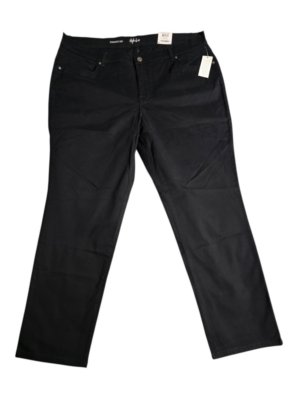 Style & Co Black Women’s Straight-Leg Jeans